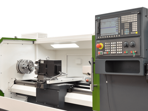 Así es el torno CNC trabajando