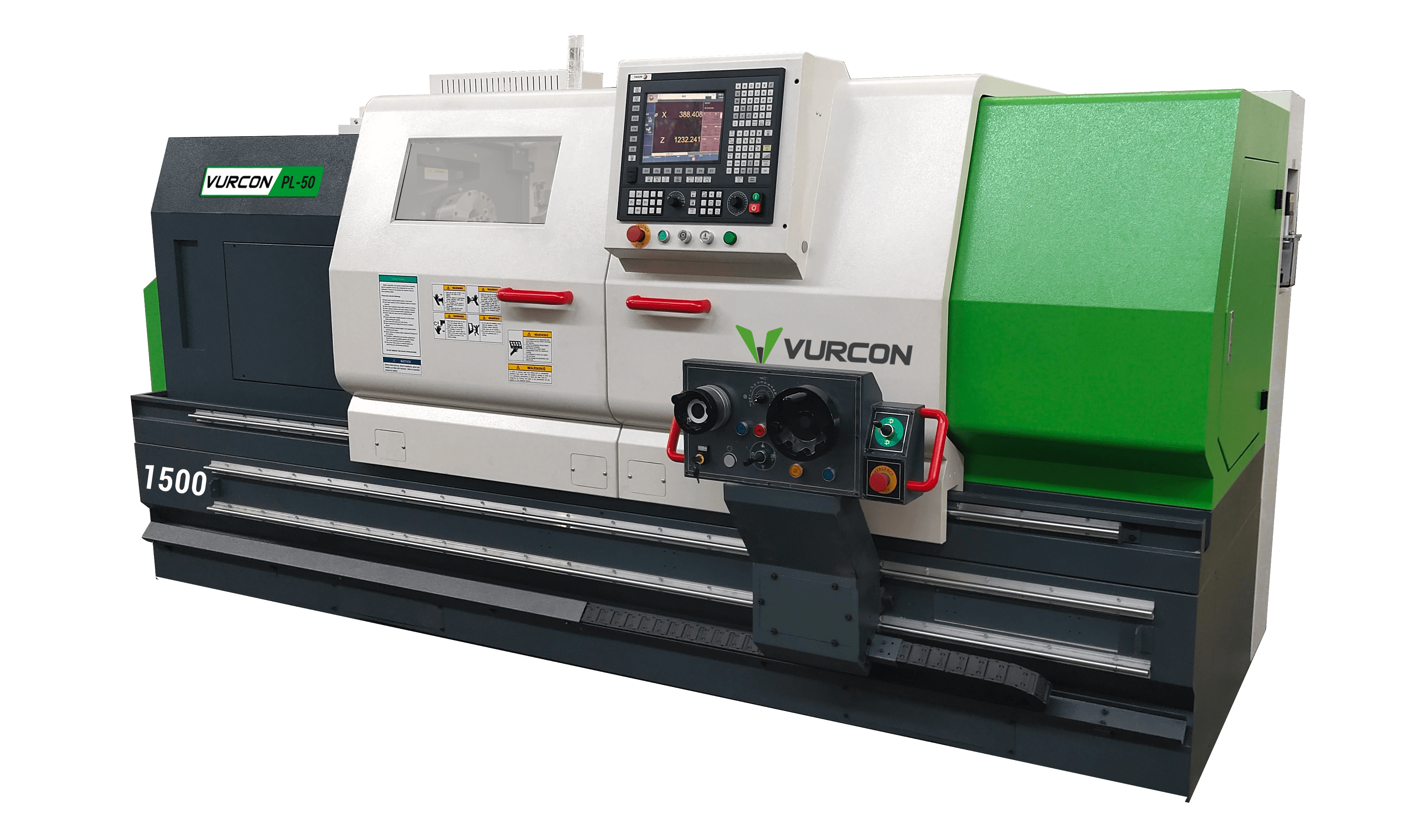 Torno de bancada paralela Vurcon PL-50x1500