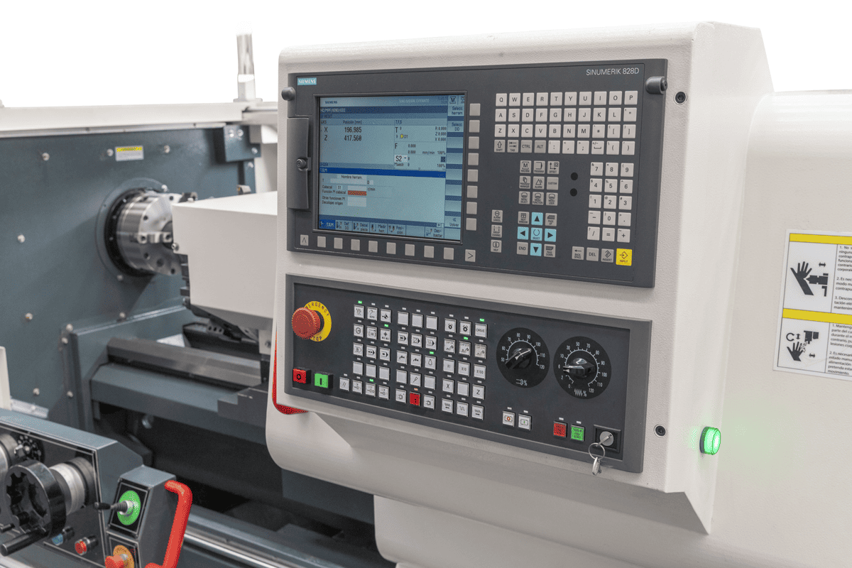 Torno cnc de bancada paralela con herramienta motorizada Vurcon PL-61Mx2000