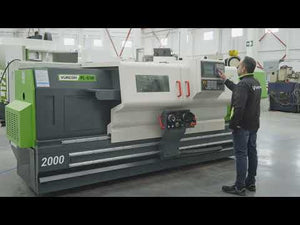 Torno cnc de bancada paralela con herramienta motorizada Vurcon PL-61Mx2000