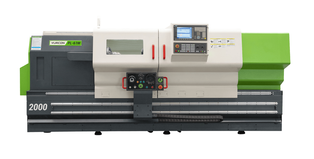 Torno cnc de bancada paralela con herramienta motorizada Vurcon PL-61Mx2000